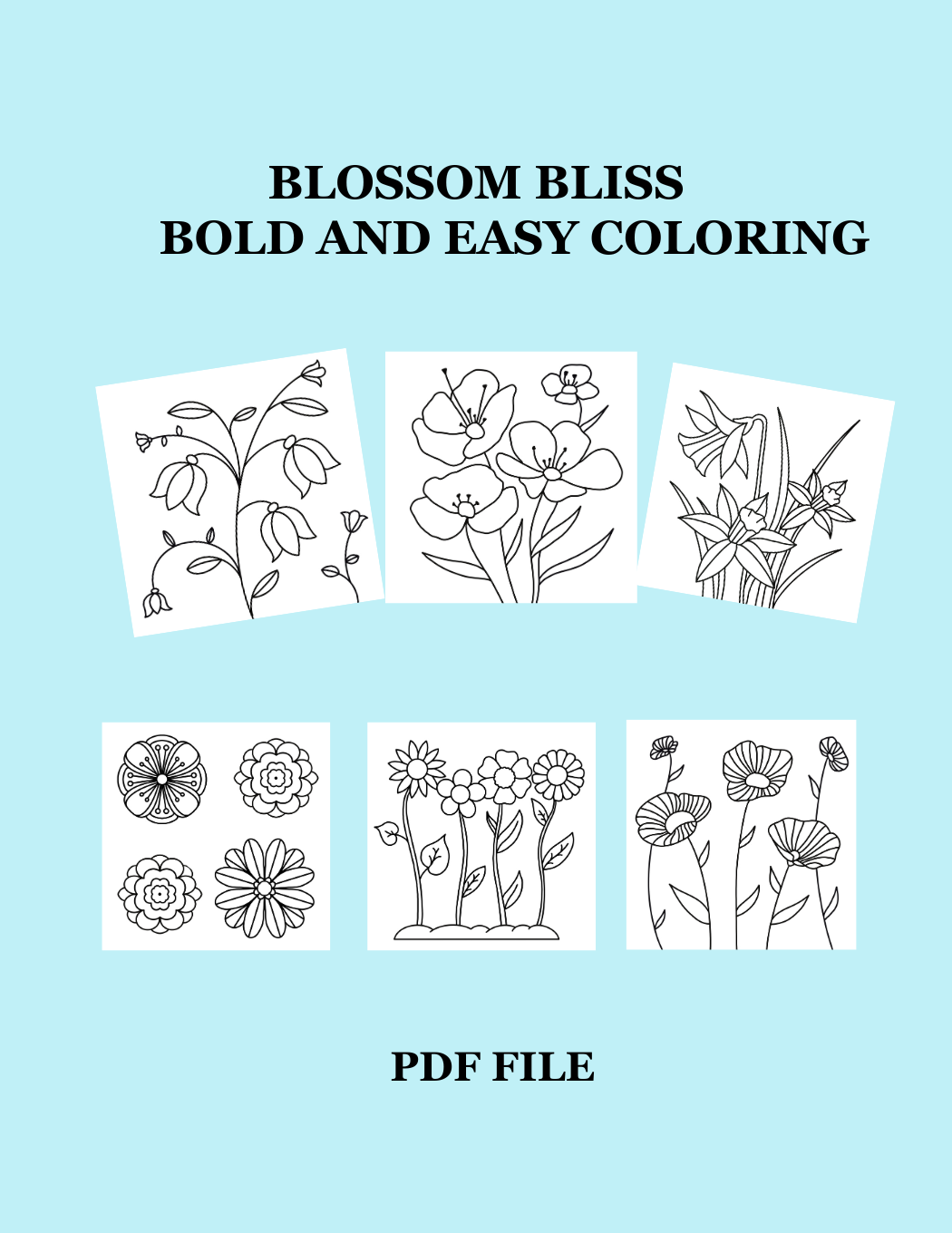 6 Downloadable Blossom Bliss Coloring Page
