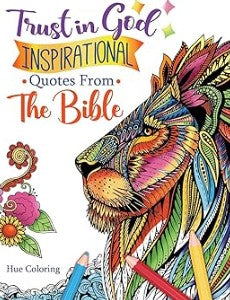 Trust in God Inspirational Quotes from the Bible Coloring Book