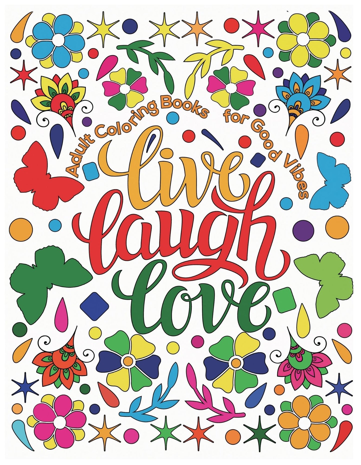 Digital Live, Laugh, and Love Coloring Book