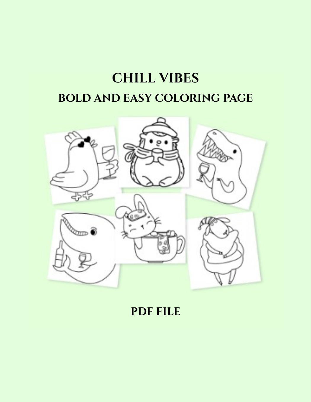 Chill Vibes 6 Bold and Easy Images of Lazy Animals