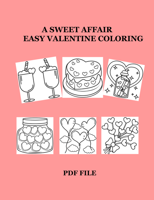 A Sweet Affair: 6 Downloadable Kawaii Coloring Designs