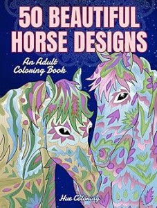 50 Beautiful Horses Coloring Book